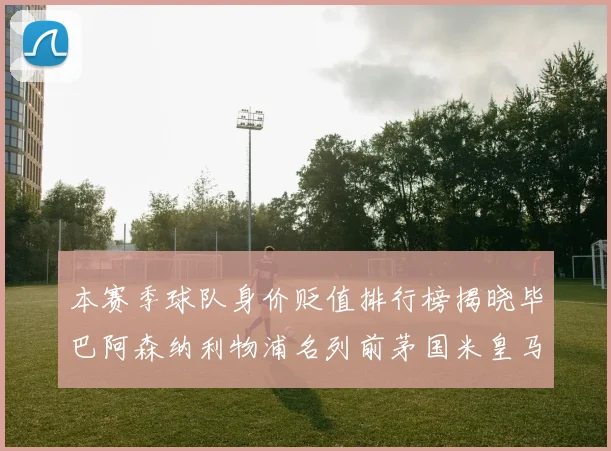 本赛季球队身价贬值排行榜揭晓毕巴阿森纳利物浦名列前茅国米皇马紧随其后